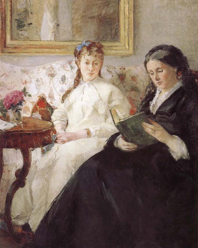 Berthe Morisot Artist-s monther and his sister china oil painting image